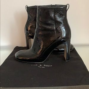 Rag and Bone Ellis Patent Boots